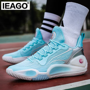 Kevon Looney IEAGO Original High Spike Mens Flying Weave Sports Shoes Casual Running Outdoor Athletic Sneakers