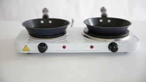COD CEPAT Taffware Kompor Listrik 2 Tungku Hemat Listrik Portable Hot Plate 2000W - WY-04B