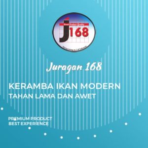 J168 - Keramba Ikan Waring Jaring Kasa Putih Dengan Tutup Zipper Siap Pakai Ukuran 15x1x50