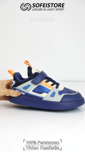 Sepatu olahraga anak laki2 Sepatu luar ruangan anak perempuan Sepatu kets Velcro Sepatu anak-anak