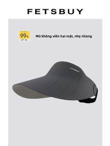 Lightweight Seamless UV Protection Empty Top Hat
