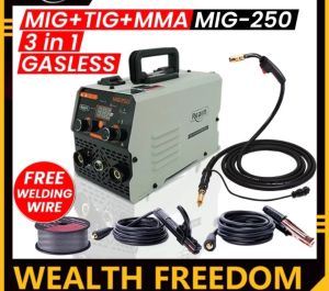 LINGBA Welding MAchine Inverter Arc MMA MIG 3 in1 Portable