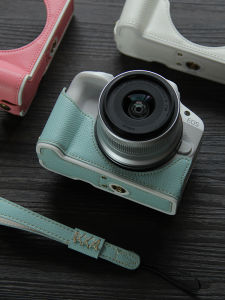 Canon R50 Camera Cover Half Base G7X3 EOS R8 R100 RP Diagonal 200D2 Compatible with R10 Camera Bag Simple Style Artificial Leather