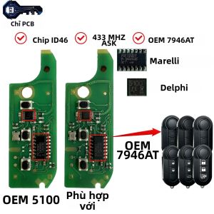 Mạch Điều Khiển Khóa Xe Từ Xa SUPERKEY Flip OEM 7946AT Tương Thích Với Marelli/Delphi Dùng Cho Fiat Grande Punto Doblo 500 500L Bravo Ducato Qub