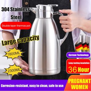 Vacuum Double Layer Thermos Keep Cold Technology Roman Kettle Thermos Coffee Pot