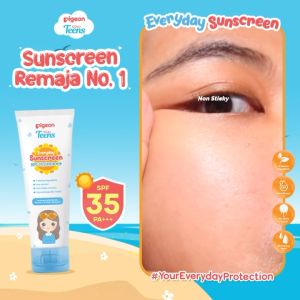 Rumah Cantik 354 PIGEON TEENS EVERYDAY SUNSCREEN SPF 35/PA+++ 30ML / 60 ml Tabir Surya Wajah