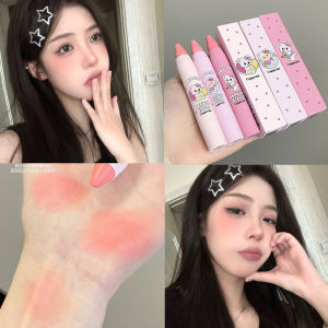 Cream Blush MakeupBuildable Blush Stick for CheeksMatte and Dewy FinishLong WearingEasy ApplicationLightweight Multi Stick