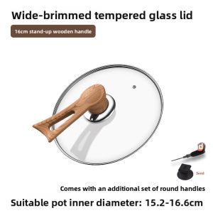 XIANGYOUYOU | Transparent Heat-Resistant Durable Glass Pot Lid