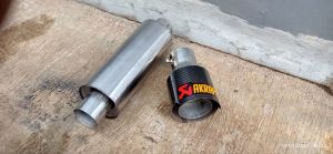 Knalpot mobil Akrapovic dan Resonator stainles Jazz Brio Vitara Escudo Sidekick Corolla Agya Ayla sirion taruna dll