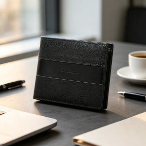 VOCOAL Mens Wallet Cash Slot Simple Short Wallet Soft PU Business Wallet Retro Wallet Multi-Card Position Wallets Travel Purses Coin Wallet