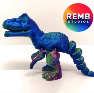 CUERO Mainan Dinosaurus T-REx Artikulasi Edukasi Anak