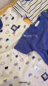 FLUFFY - SETELAN PENDEK OBLONG BOLD SERIES FLUFFY - SETELAN BAJU ANAK - BAJU TIDUR ANAK - BAJU BAYI