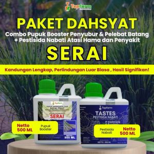 Pupuk Pestisida Topfarm / Pupuk Pembesar Umbi Serai / Pupuk Khusus Tanaman Serai / Obat Jamur Pada Tanaman Serai / Obat Penyubur Tanaman Serai / Obat Semprot Tanaman Serai / Obat Hama Serai Bercak Daun
