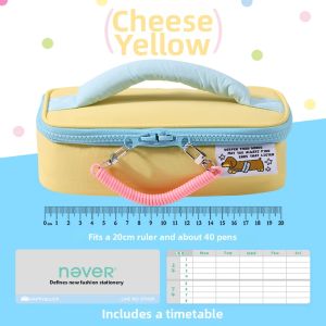 NEVER | Dirt-Resistant Waterproof Large Capacity Aesthetic Multi-functional Pencil Case