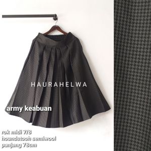 ROK MIDI 7/8 TARTAN REMPEL SEMIWOOL HAURAHELWA