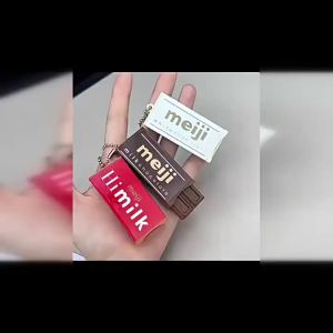 AMZSTEM | Móc Khóa Đồ Chơi Giảm Stress Hình Sôcôla Dễ Vỡ Phong Cách Meiji Giả Cổ Dễ Thương Kiểu Nhật Quà Tặng Vui Nhộn