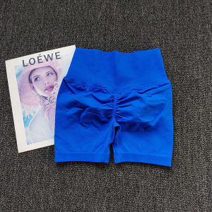 High Waist Fitness Shorts Womens Sport Butt Lifting Yoga Tight Pants Breathable Quick Dry Ultra Elastic Running Training Gym