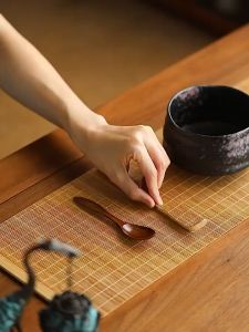 Chổi đánh Matcha Cây khuấy trà xanh Nhật Bản Dụng Cụ Pha Trà Phụ Kiện Trà Nai Decor