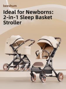 Beeshum | Baby Stroller with Seat and Carrycot 0-3 Years High Landscape