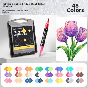 Touch mark | Non-bleeding Color Layering Student Art Soft Tip Markers