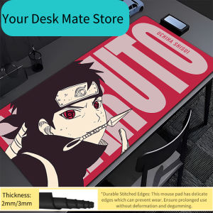 Bandai | Mouse Pad Edge White Larger XXL Speed Mini Pc Computer Keyboard Desk Mat Laptop Gaming Naruto Shisui Uchiha Accessories Mousepad