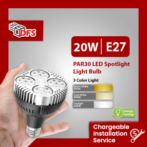 DFS LED PAR30 LED E27 BULB 20W/40W Led Par 30 Best Led Par20 Bulb - Lazada