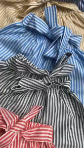 ARUNI  Celana Salur Anak Panjang Tali | Celana Panjang Garis-Garis Stripe Anak1-8 Thn