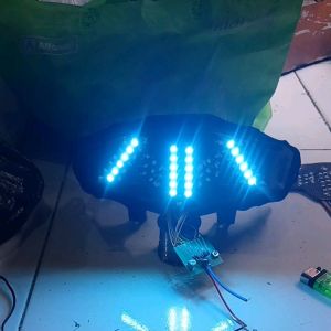 stoplam runing vario 125/150 new 10 mode oto.atis warna ice blu