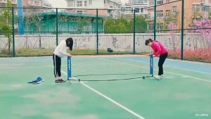 3M Badminton Rack Standard Block Folding Portable Indoor and Outdoor Competition Adjustable Simple Mobile Ball Stand