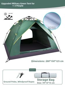 winpolar | Automatic Folding Portable Waterproof Winter Camping Tent