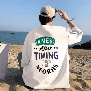 Áo Thun Cotton Tay Ngắn Phong Cách Mỹ Dành Cho Nam Mùa Hè Thường Ngày in Họa Tiết Hình Học Dáng Rộng Thoải Mái Mặc Cặp Đôi