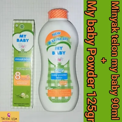 Minyak Telon My Baby 150ml Paket Hemat + My Baby Powder Telon Plus 113gr