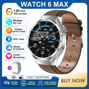 2026 New Watch 6 Max Smart Watch Men GPS Altitude Air Pressure Heart Rate Health Monitoring Bluetooth Call Business Smartwatch