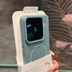 Beats Official Website Magsafe Magnetic Xiaomi 15 Phone Case 14 Ultra Wave Blue Minimalist Luxury High-End Sensation 13 pro Personalized Color Block Matte Texture Hard Shell Cover