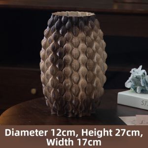 Handcrafted Ceramic Flower Vase Wabi-sabi Style Home Decor Gift