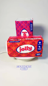 4 Pcs Tisu Wajah / Tissue Jolly 250 Sheets 2 Ply Hemat & Kuat