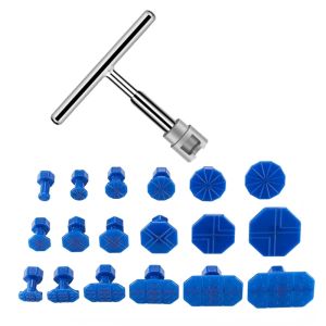 Bộ Dụng Cụ Sửa Chữa Vết Lõm Xe Hơi Mới Bộ Dụng Cụ Loại Bỏ Vết Lõm Không Cần Sơn Với Thanh Chữ T Nhiều Kích Cỡ Cốc Hút Để Sửa Chữa Thân Xe Bằng Kim Loại Phụ Kiện Ô Tô