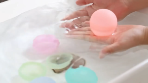 SUERTE 6Pcs Water Balloons Reusable Silicone Water Ball Quick Water Injection Pool Party Beach Toys