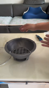 NEW Cast Iron Stove Outdoor Stove Surrounding Stove Barbecue Stove Round Grill Charcoal Fire Basin