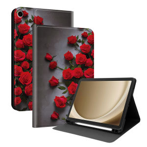 Leather Case For Samsung Galaxy Tab A11 A9 + 8.7 A8 X200 Tablet Case Tab S6 S10 Lite S10 FE Plus 13.1 with Pencil Holder Cover