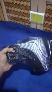 Batok Belakang Spedo Meter & Cover Handle RR NEW SUPRA X 125 FI Karbon