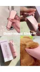 Máy Cạo Râu Điện 2 Trong 1 Không Đau Chống Nước Dành Cho Nữ Máy Tỉa Lông Chân Bikini Toàn Thân Máy Tẩy Lông Mặt Ria Mép