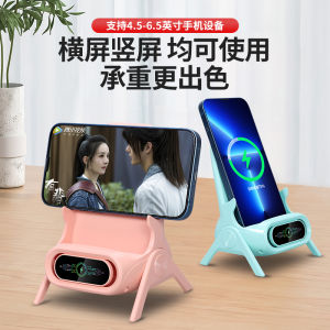 Universal Desktop Wireless Charger Phone Stand for Apple Huawei Oppo Xiaomi Vivo Office Home Bedside Creative ABS Plastic