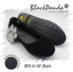 sepatu flatshoes wanita blackpanda polos bulat 2-01