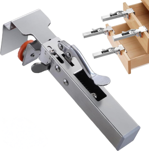 ตัวหนีบยึดลิ้นชักแบบปรับได้ คลิปติดตั้งตู้อเนกประสงค์สำหรับหน้าบานลิ้นชัก ขายึดแบบรับน้ำหนักมาก