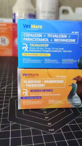 VETMATE MICOCHEX ADVANCE Tilmicosin + Bromhexine + Prednisone 100 Tablets For Veterinary Use Only