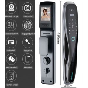 Smart door lock household anti-theft door Face recognition doorlock Fingerprint door lock cat eye Digital lock