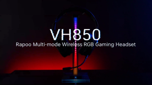 Rapoo VH850 Headphones Multi mode Wireless RGB Surrounds EarLong Endurance Customize Earphone 46Hours Gaming Headset