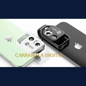 PROMO APEXEL Lensa Microscope Smartphone 200x - APL-MS002CBK