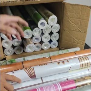 DISKON Wallpaper Stiker Dinding Ukuran 45cm x 8m - Wallpaper Dinding Kamar Tidur Motif Cakra GH031
